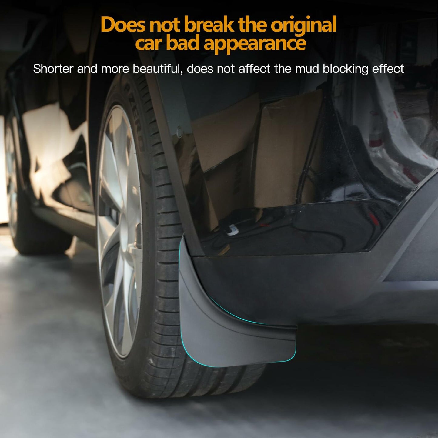 HSB Tesla Model Y Mud Flaps Splash Guards Black 2020-2024