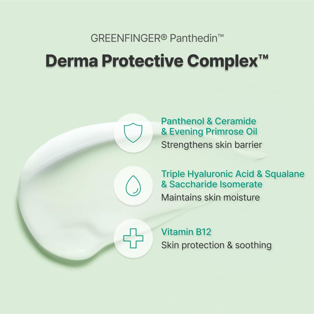 Green Finger Panthedin Lotion 7.8oz Hyaluronic Ceramide Moisturizer EXP 01/27