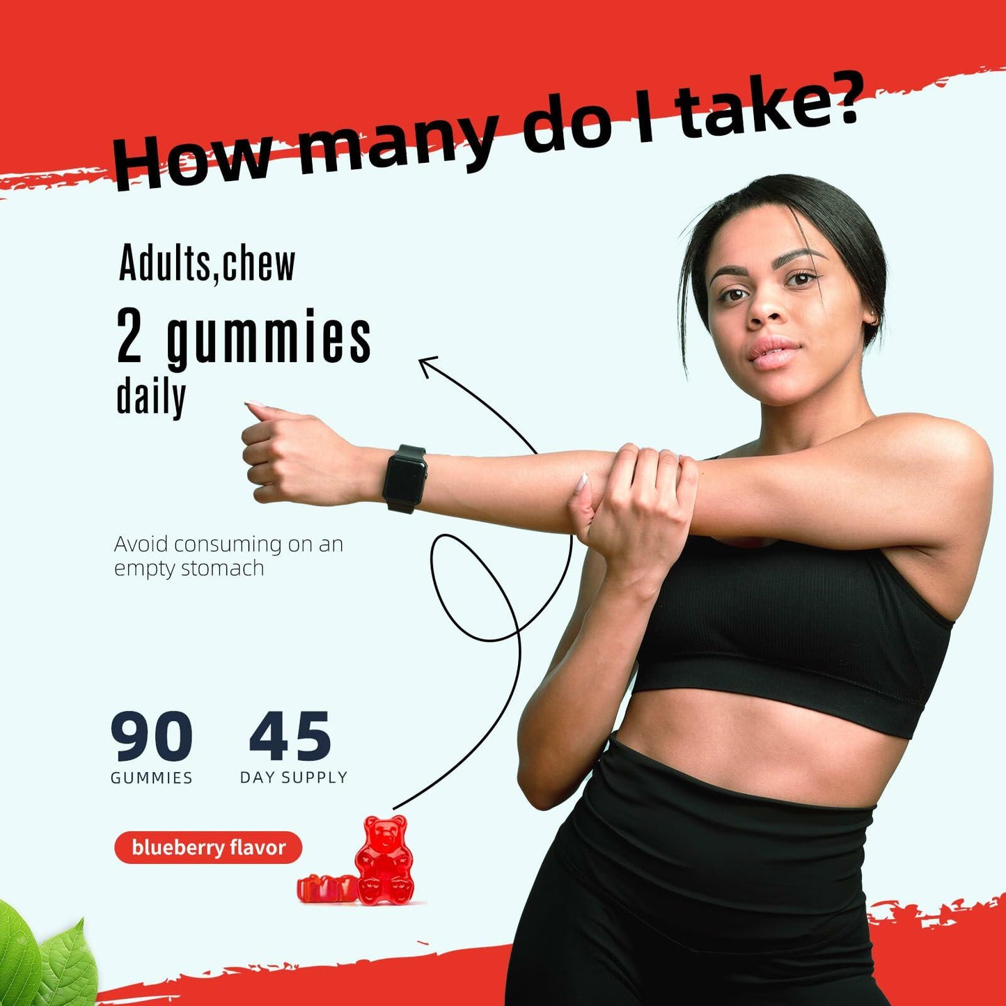 BestBy09/26 ElevateLife Magnesium Citrate Gummies 420mg 90 Vegan Strawberry