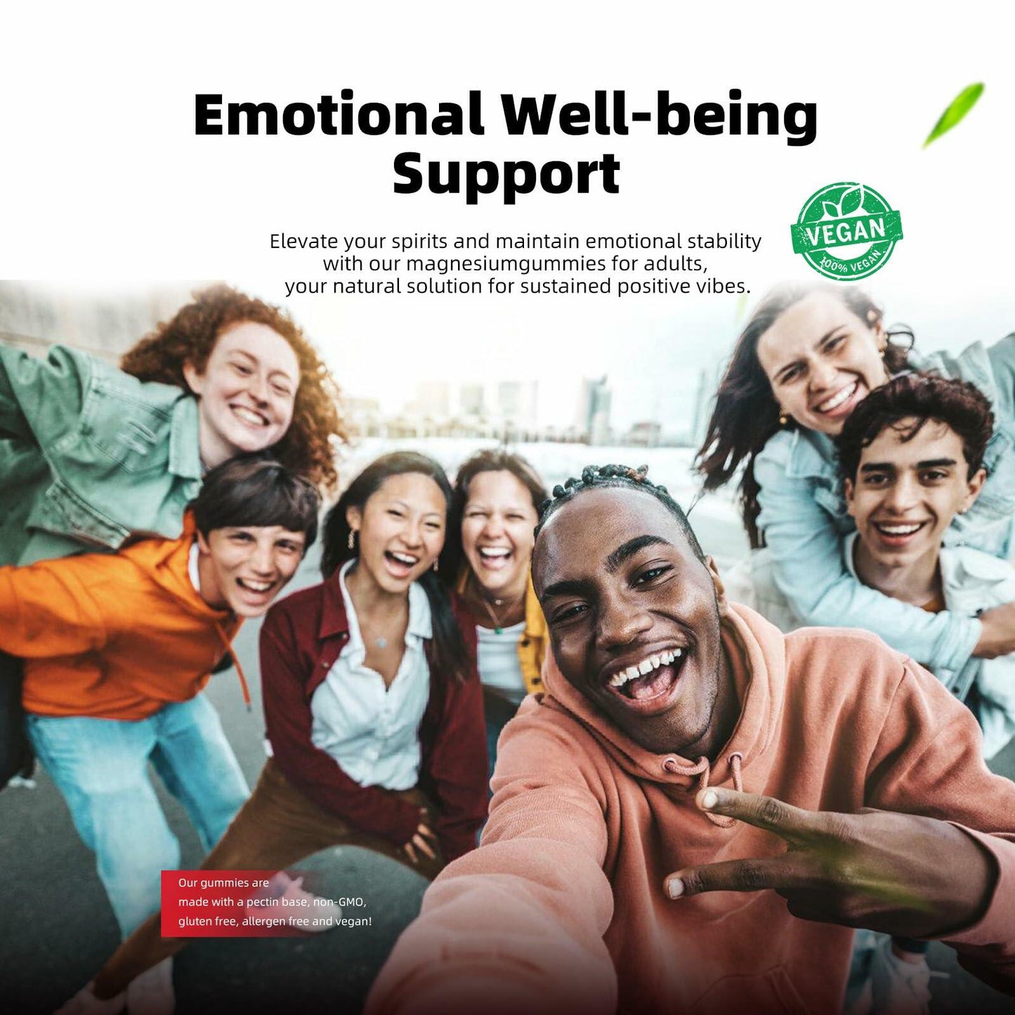 BestBy09/26 ElevateLife Magnesium Citrate Gummies 420mg 90 Vegan Strawberry