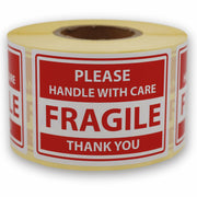 hazır etiketler Fragile Stickers 2x3 Inch Permanent Adhesive 500 Labels Roll