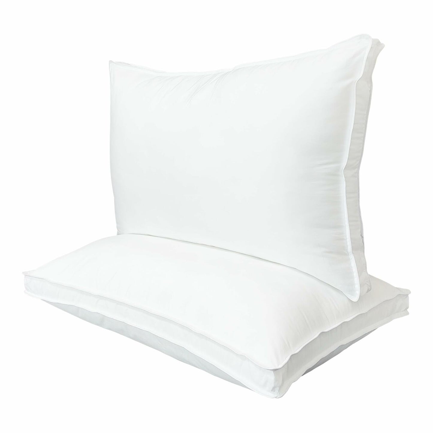 UPISM Premium Bed Pillows Queen Size Set of 2 Down Alternative White