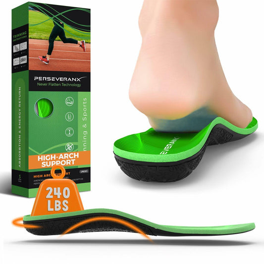 Perseveranx NASA Running Insoles XL Shock Absorption LIKE NEW Open Box