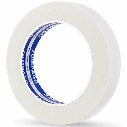 ZOMPAGO Beige Art Tape 0.8in x 164ft Removable Low-Tack Masking Tape