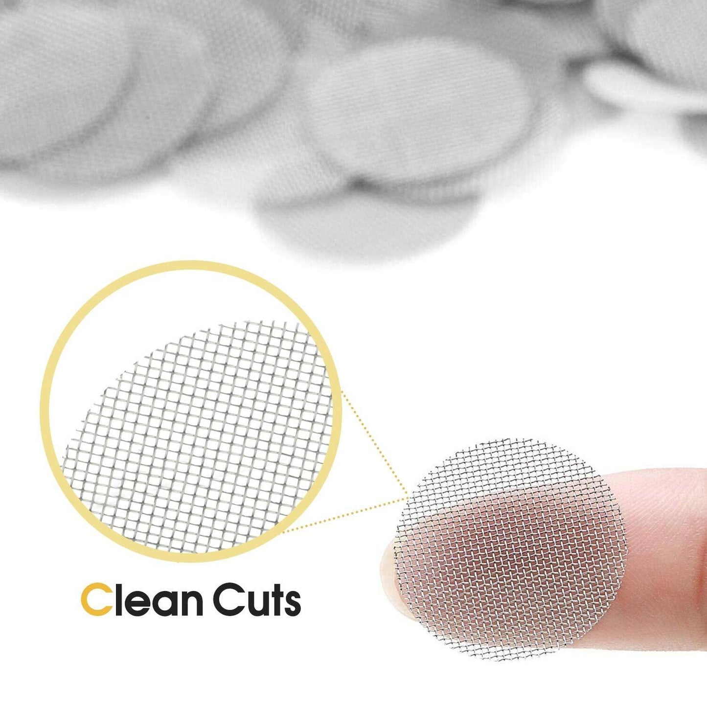 STANKER Pipe Screens 120pcs 1/2 Inch 12.7mm Stainless Steel Metal Mesh