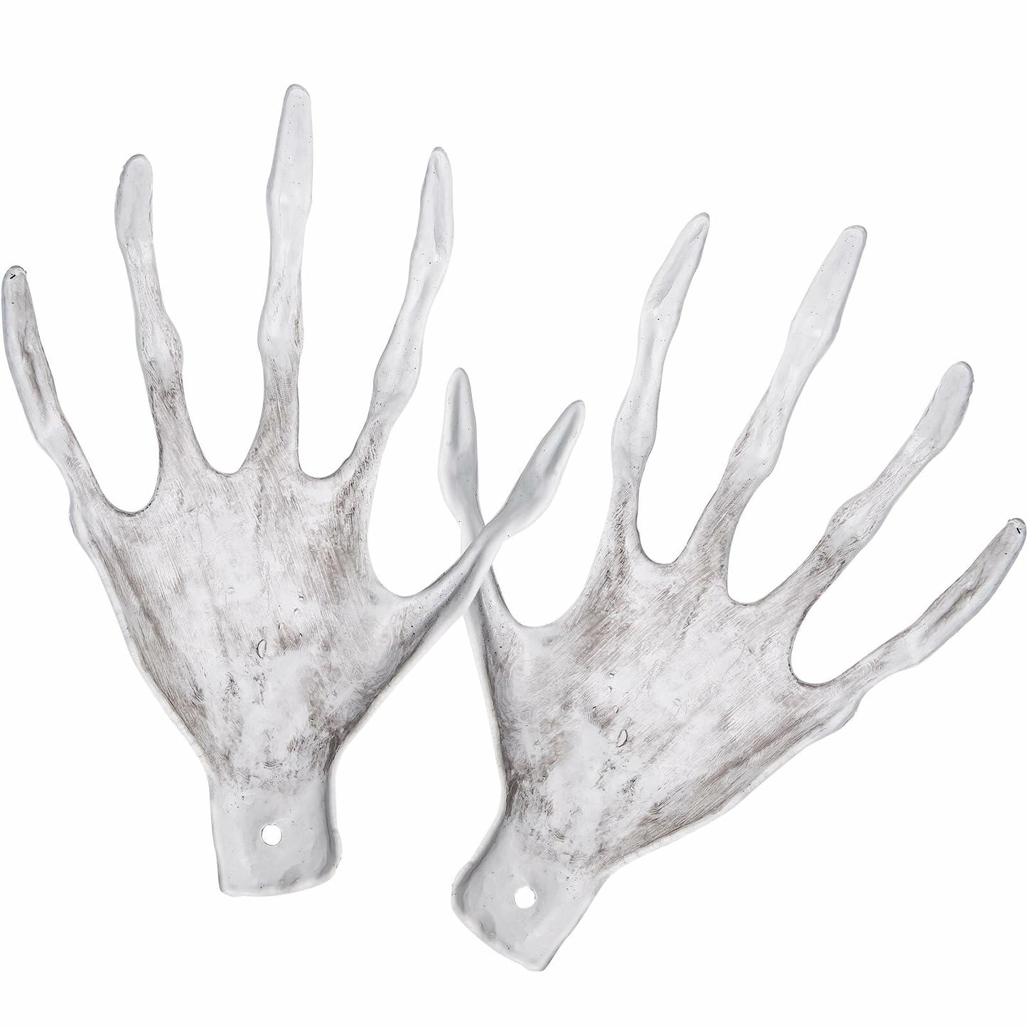 XONOR Halloween Witch Skeleton Hands 1 Pair Plastic Scary Decor
