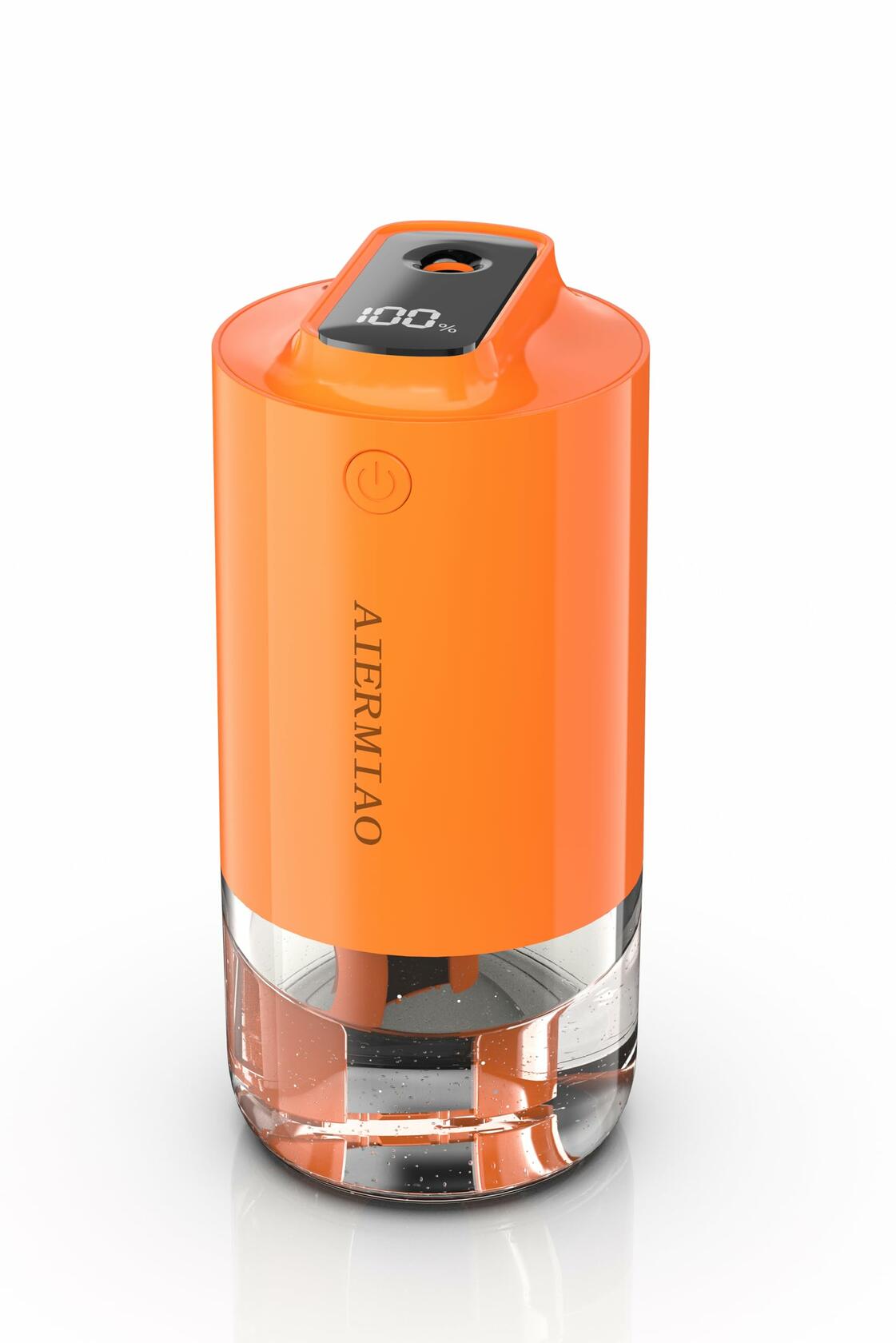 AIERMIAO Car Diffuser Rechargeable USB LED Cold Mist Aromatherapy Orange