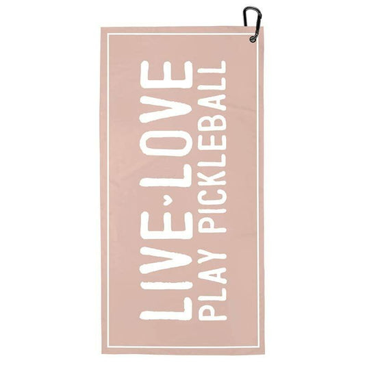 Santa Barbara Design Studio Microfiber Sport Towel 30x15 Live Love Play