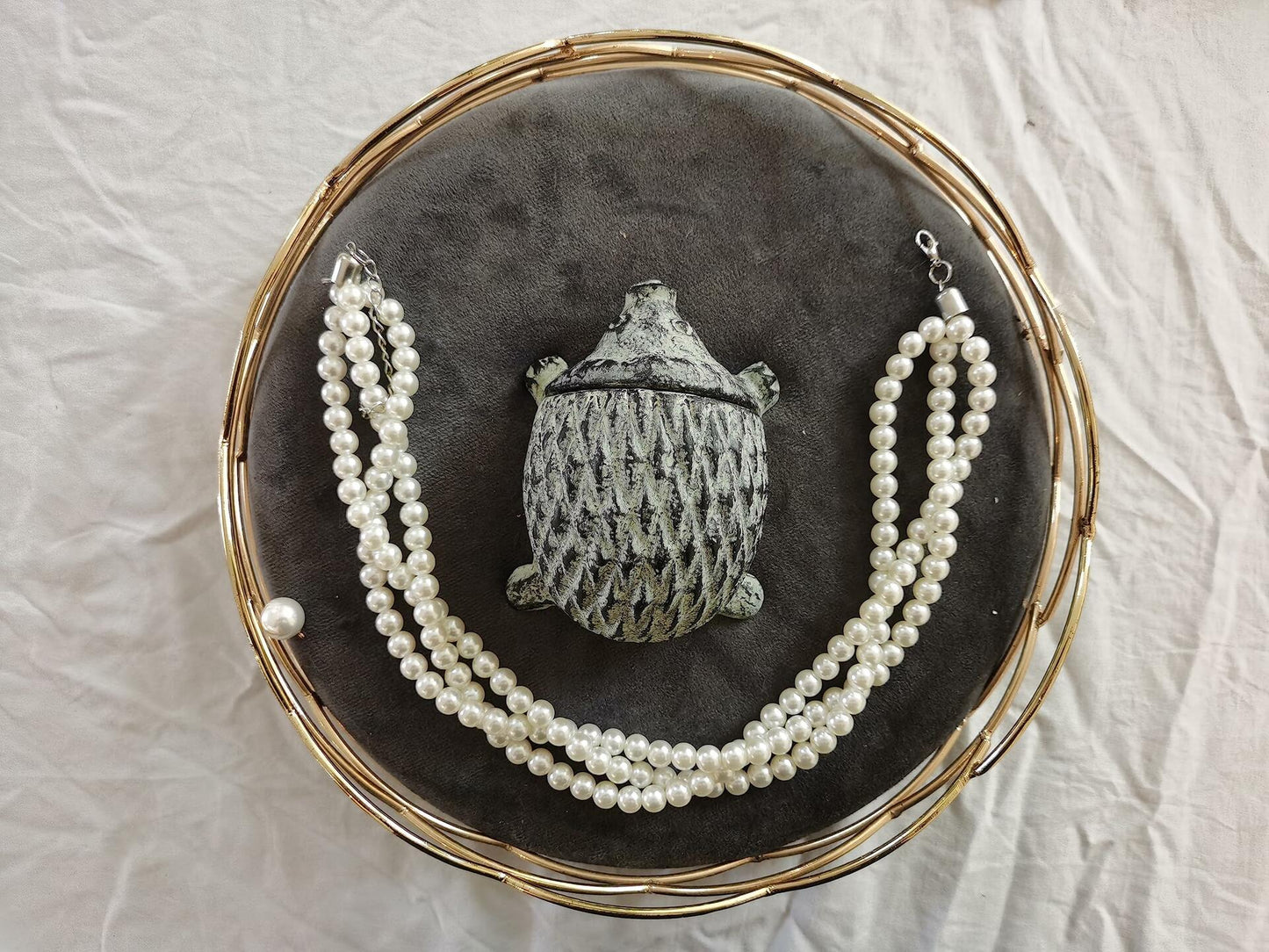 BSTWISH Iron Hedgehog Key Hider Outdoor Garden Decoration Gray