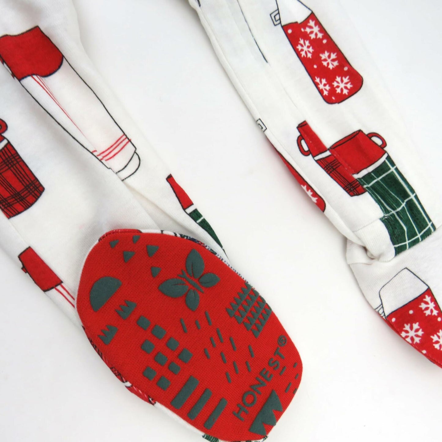 HonestBaby Organic Cotton Family Holiday Pajamas Size 24 Months