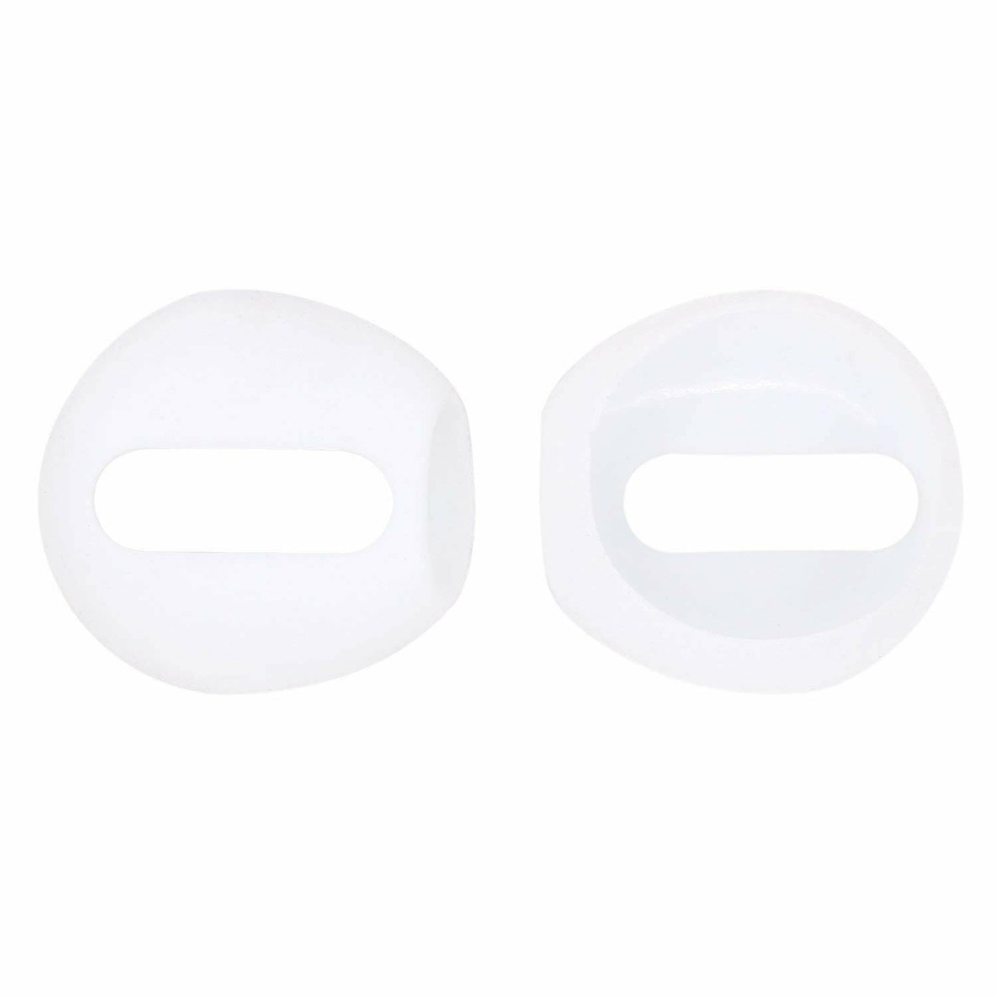 JNSA Ear Tips & Sports Hooks for AirPods Super Thin Charging-Friendly White