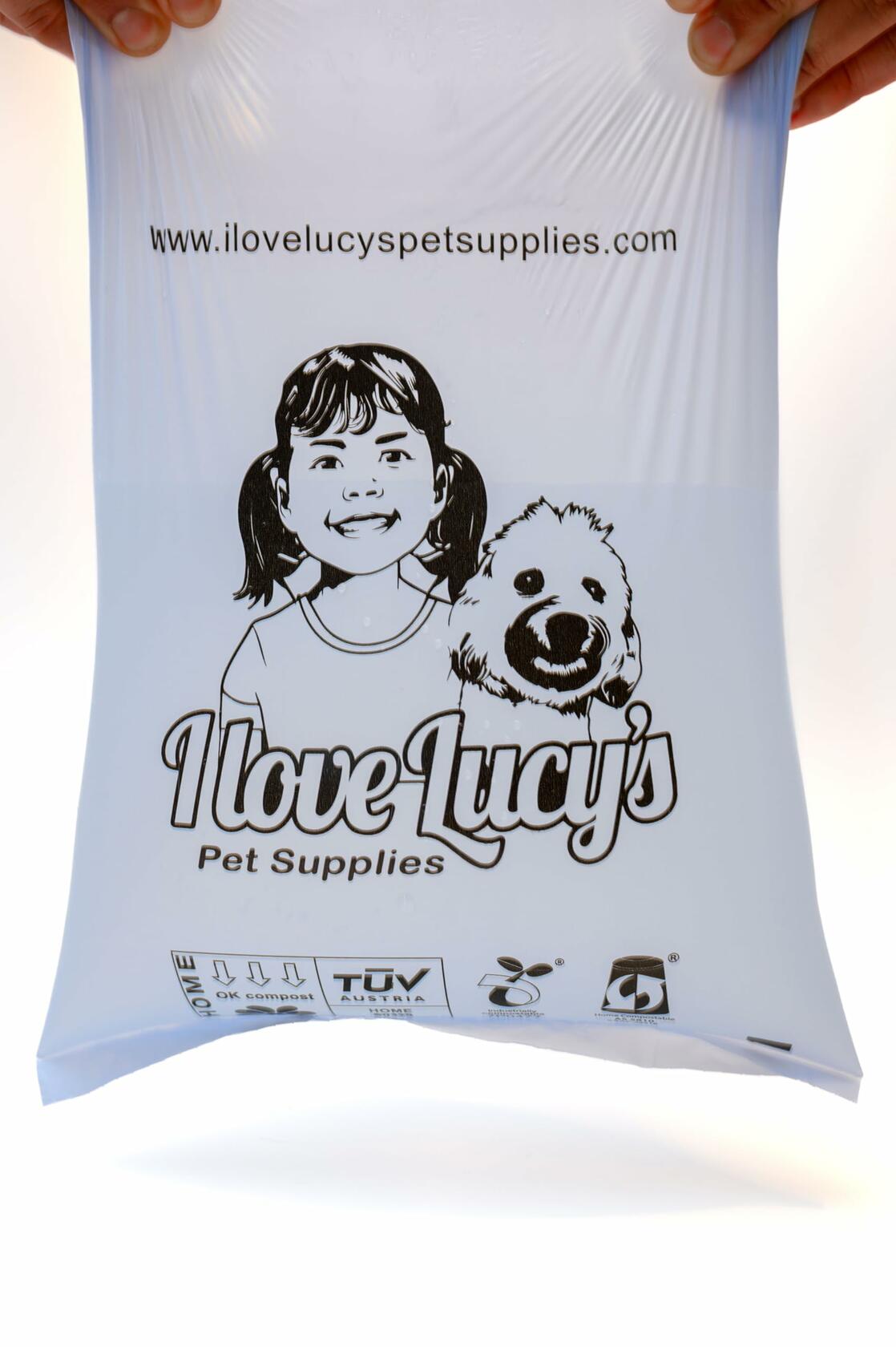 Generic Dog Poop Waste Bags Biobased Sky Blue 9x13in 90 Bags 6 Rolls