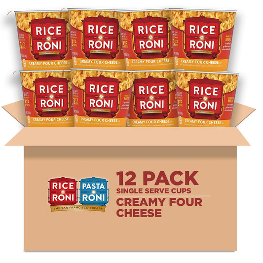 Rice-A-Roni Cups Individual Cup 2.25oz 12 Pack Microwave Ready