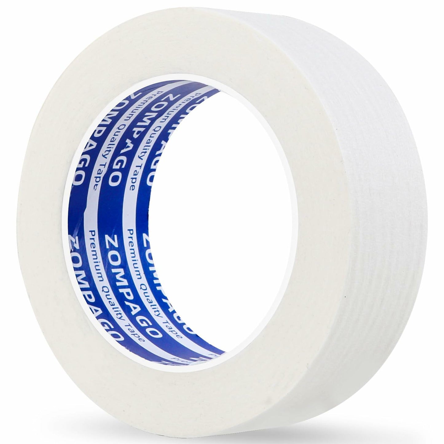 ZOMPAGO Beige Art Tape 1.4in x 164ft Removable Low Tack Masking Tape