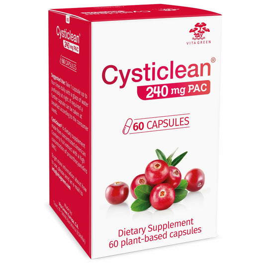 Cysticlean Cranberry PAC Supplement 240mg Sugar-Free Capsules 60 Capsules