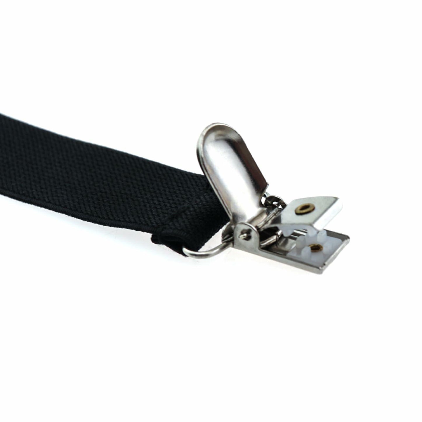 Guifeng 4PCS 150mm Stainless Steel Dress Clips Black White Elastic