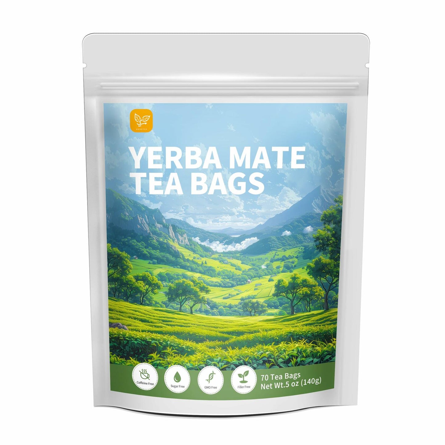 BestBy01/26 Hudetex Yerba Mate Tea Bags 70 Count Cardiovascular Digestive