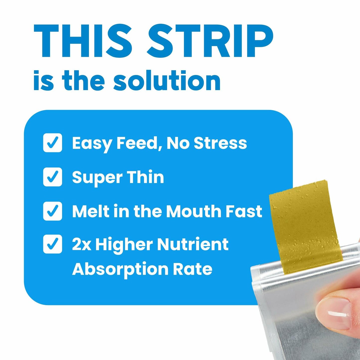 BestBy01/26 NeLM Dog Vitamins Multivitamin Eye Hip Joint Gut Dental 30 Strips