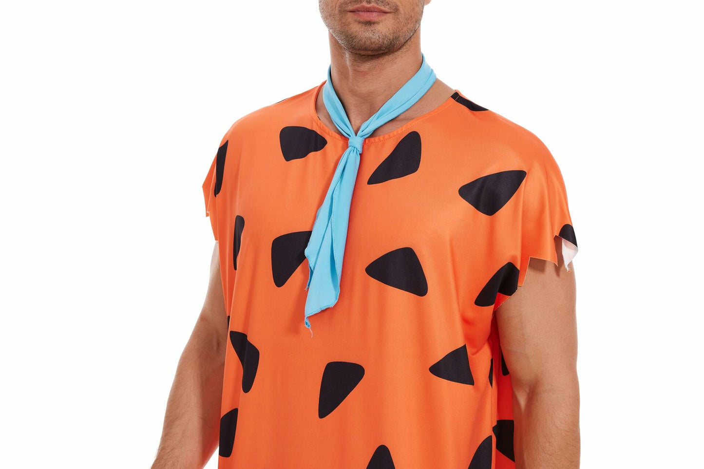 Waist Wow Halloween Adult Couple Costume Cosplay Party Orange Size XL