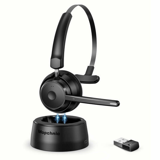 Mopchnic Bluetooth Wireless Headset Black Wireless Headphone