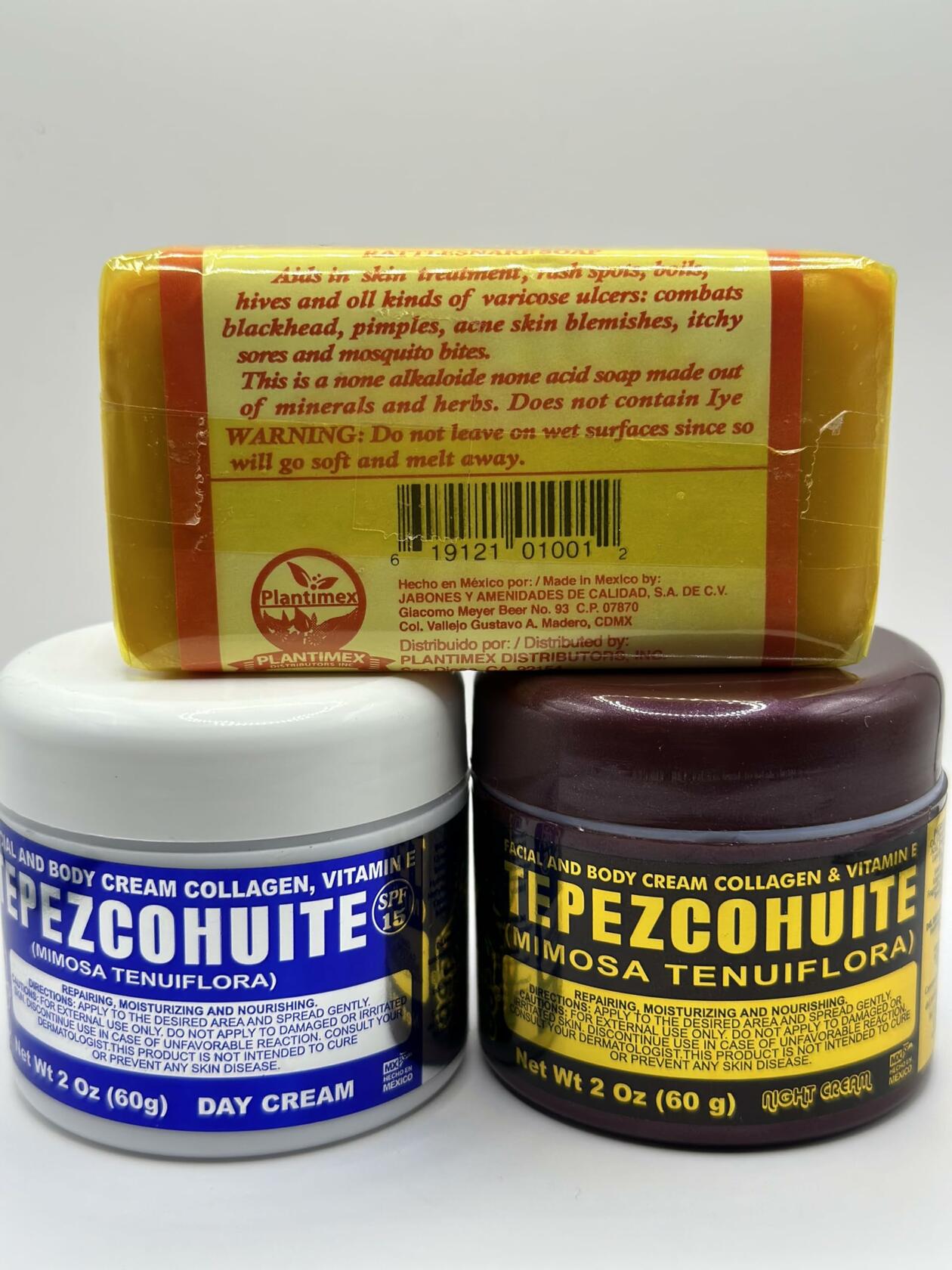 JABON DE ACEITE VIBORA DE CASCABEL Rattlesnake Soap 140g + Day & Night Cream 2oz