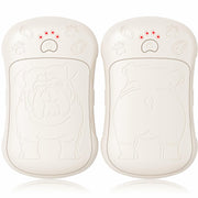 OLV Rechargeable Hand Warmers 2 Pack 6000mAh Magnetic Beige Portable