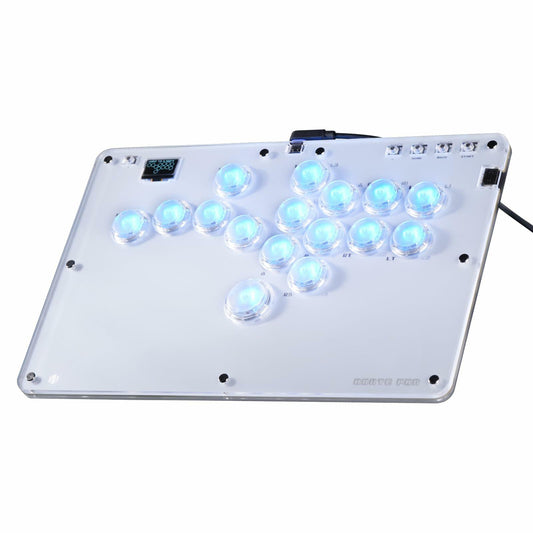 SIXSIR Haute42 R16 Retro Arcade Controller 16 Keys RGB White PC/Switch/PS