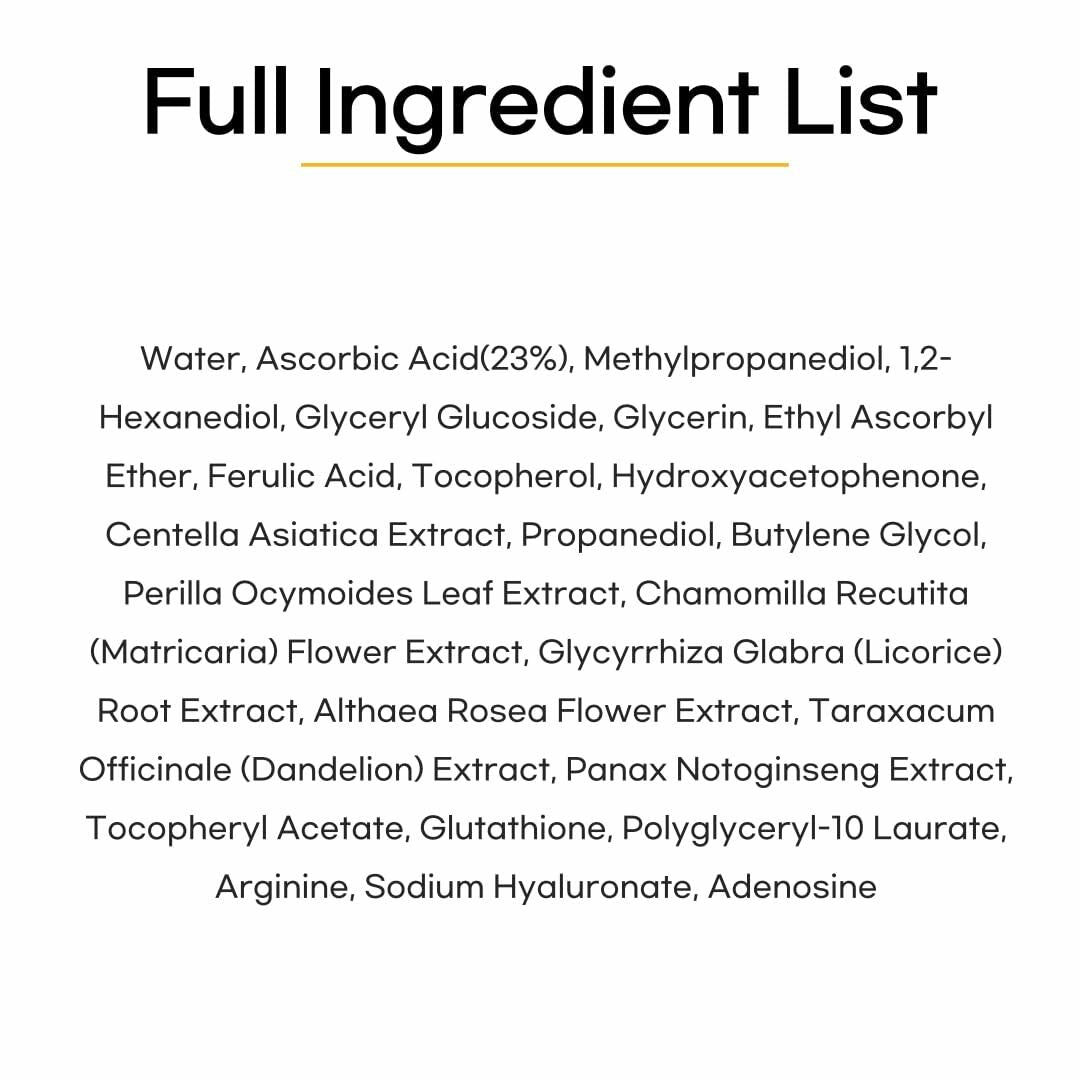 daymellow Vita Ferol 23 Vitamin C Face Serum 20ml Brightening