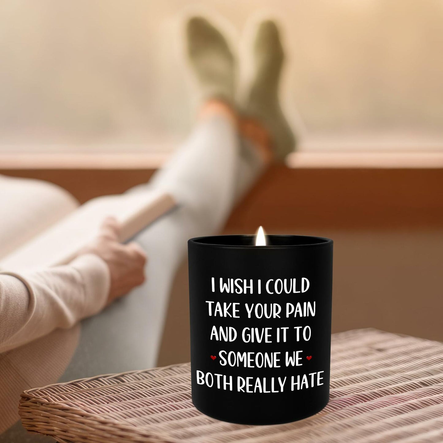 GAUDORA Vanilla Lavender Soy Wax Candle 10oz Comfort Scented Gift