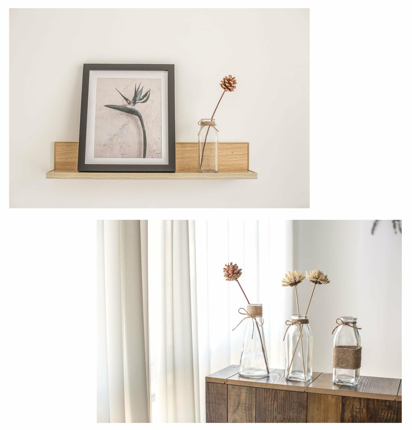 Opps Glass Vases Set of 6 Unique Shapes Creative Rope Design Clear