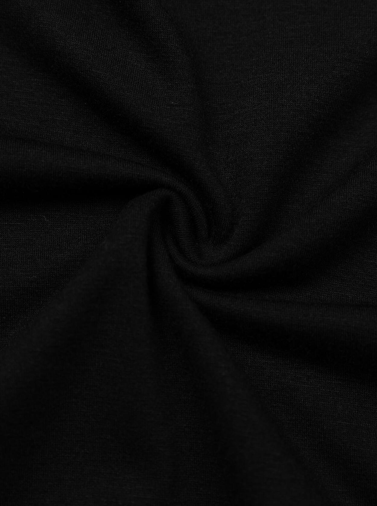 LovelyWholesale Womens Cropped Hoodie Long Sleeve Workout Top Black XL