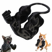 Generic Creative Cat 3D Printed Muscle Arms Halloween Costume Accessory Black
