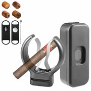 XUYUZDQ Magnetic Golf Cigar Holder Clip 5-in-1 Set Fits 30-50 Rings Grey