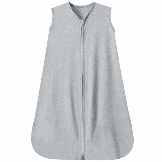 GUNTAIL Baby Sleep Sack 100% Rayon Cotton 2-Way Zipper Grey Size M