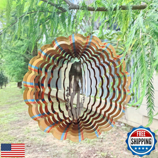 MILLCLOUD Bigfoot Wind Spinner Outdoor Garden Decor 3D Visual Effect