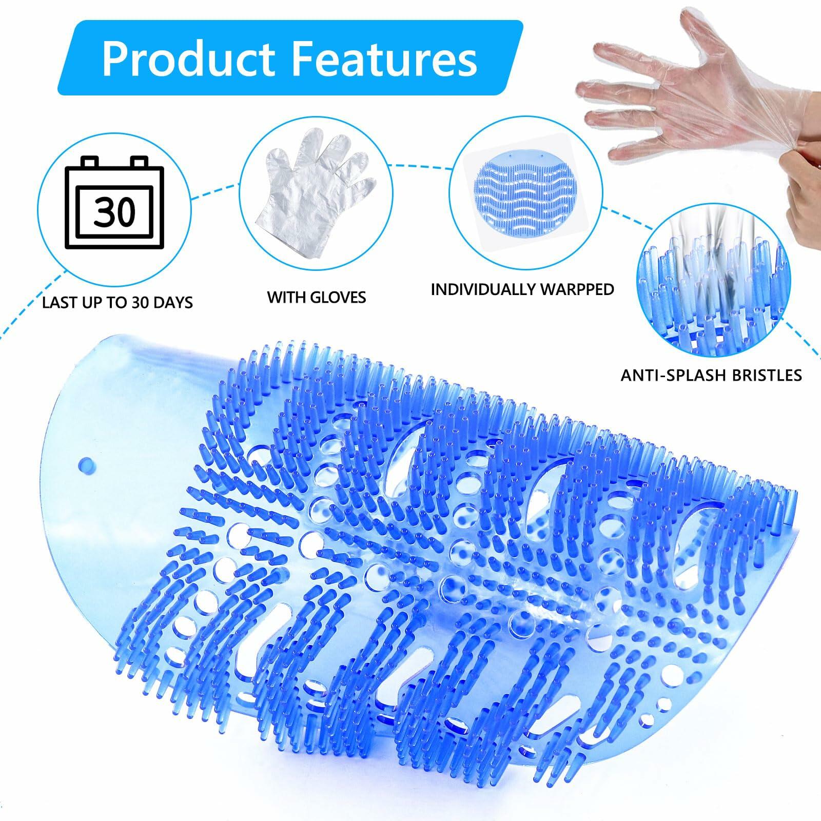 DKundZH 20 Pack Urinal Screen Deodorizer Urinal Cakes Fresh Scented Pads