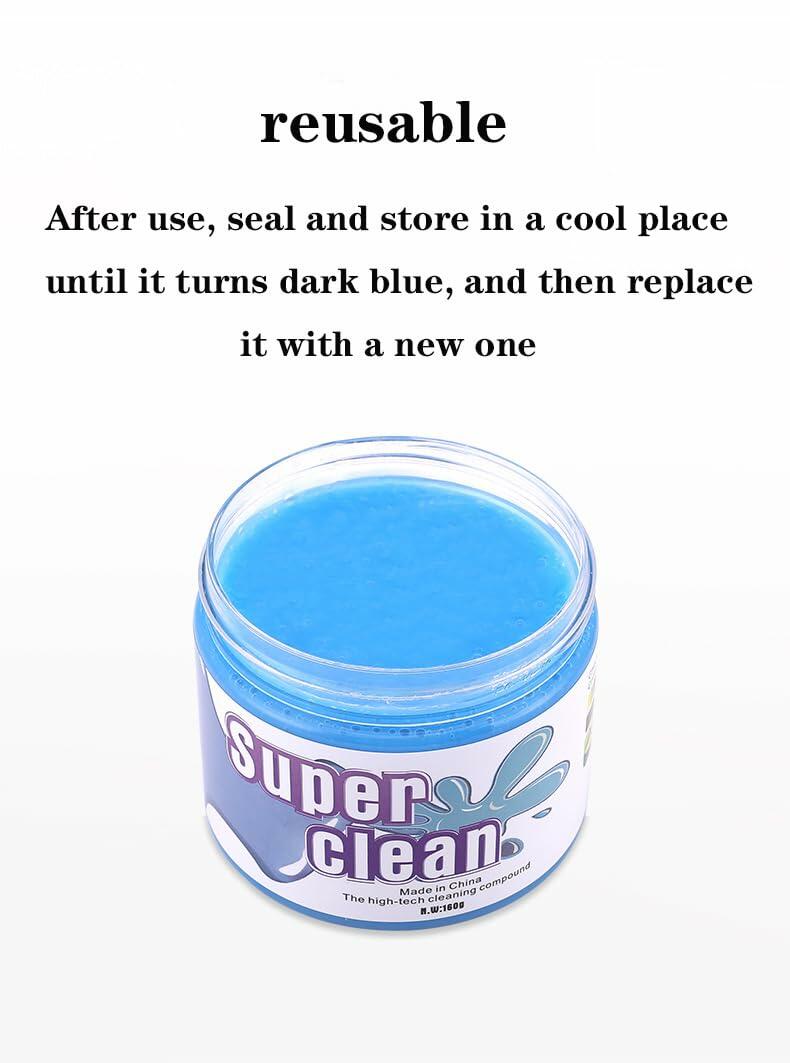 DJFOG Car Cleaning Gel Keyboard Cleaner Auto Dust Vent Detail Tool