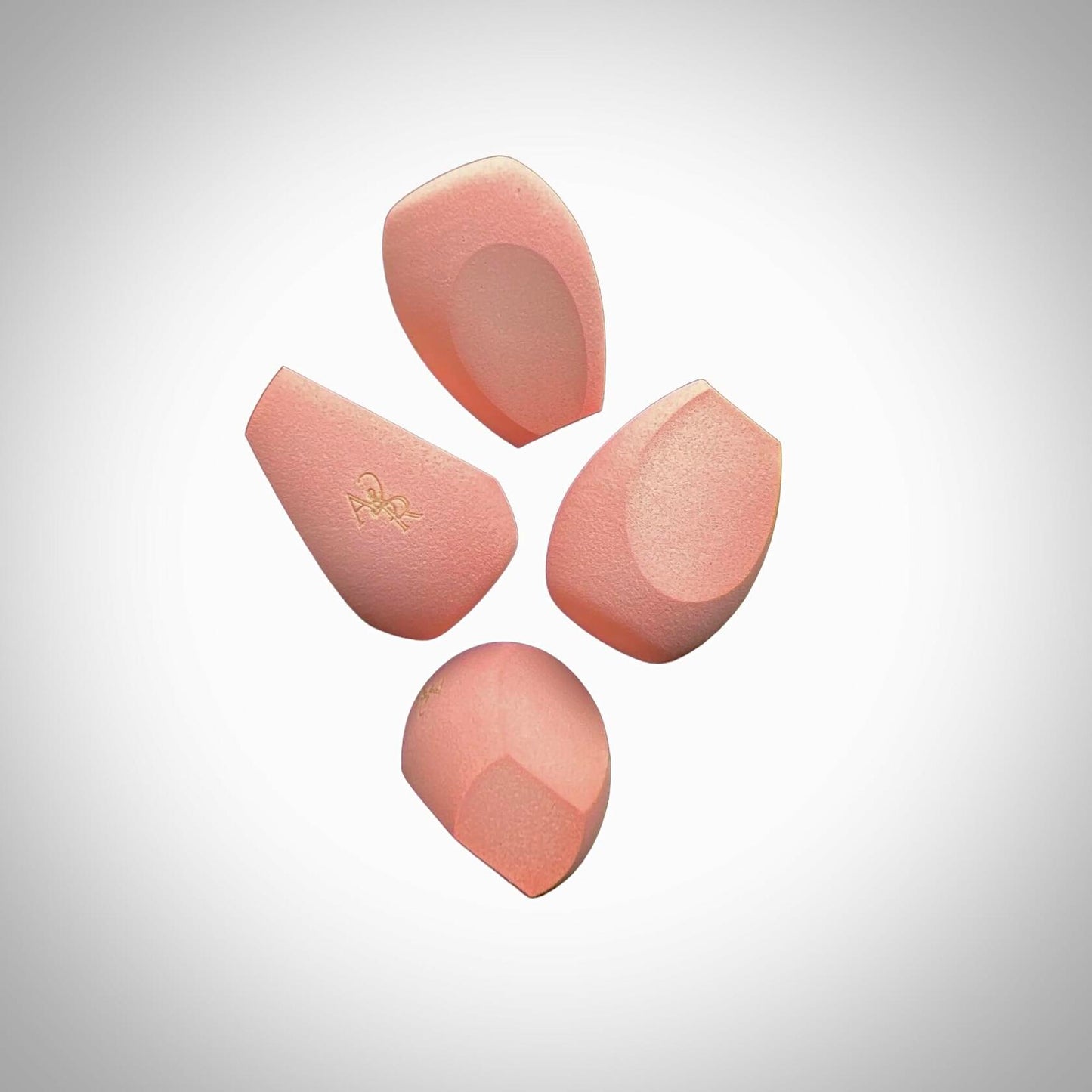Generic A&R Beauty Blender Sponge Set 4 Pcs Browinsh Pink Latex Free