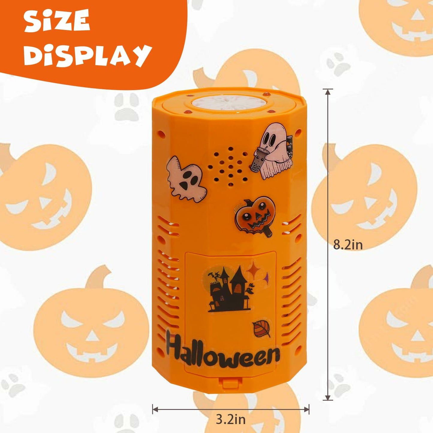 KYUKUDZ Halloween Bubble Machine Portable Automatic Lights Sound DIY