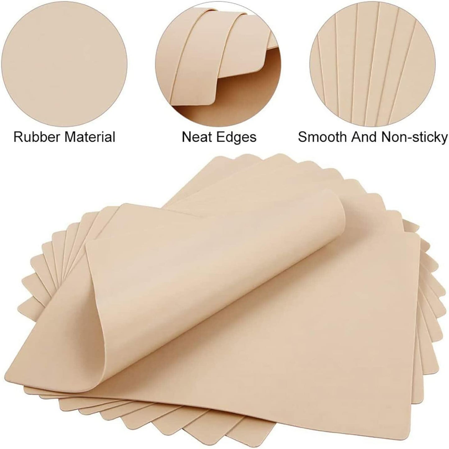 Lyuxzad Tattoo Practice Skins 10 Sheets 7.4x5.6in Double-Sided Silicone Multi