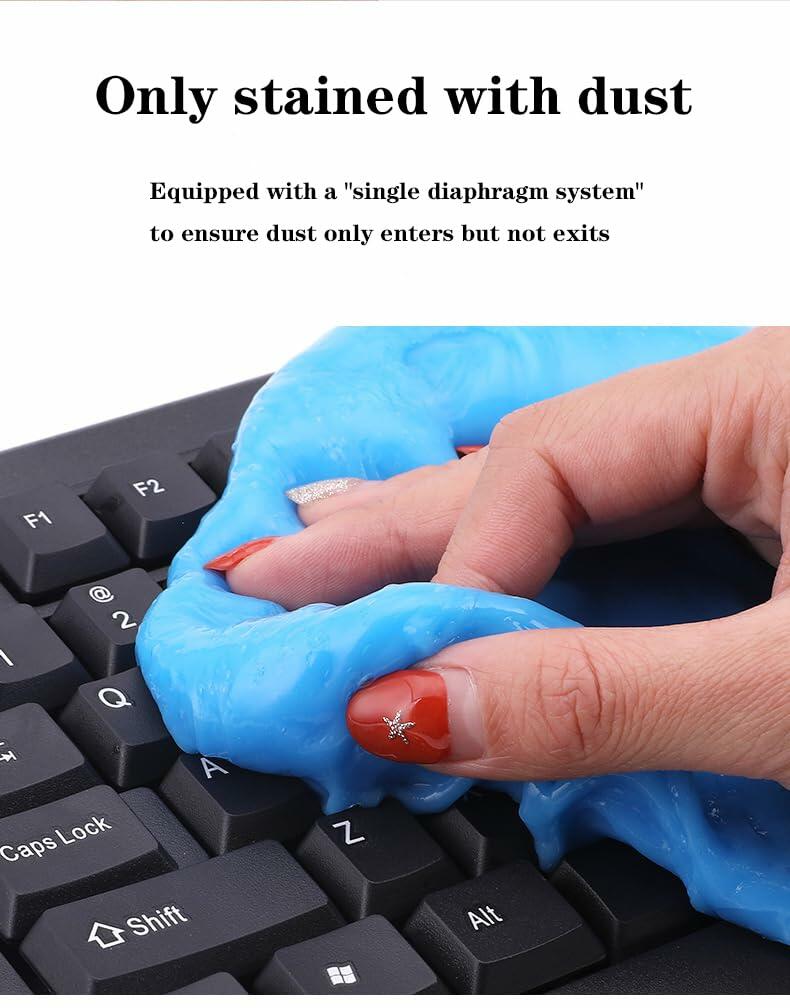 DJFOG Car Cleaning Gel Keyboard Cleaner Auto Dust Vent Detail Tool