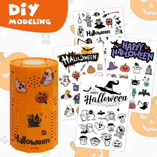 KYUKUDZ Halloween Bubble Machine Portable Automatic Lights Sound DIY