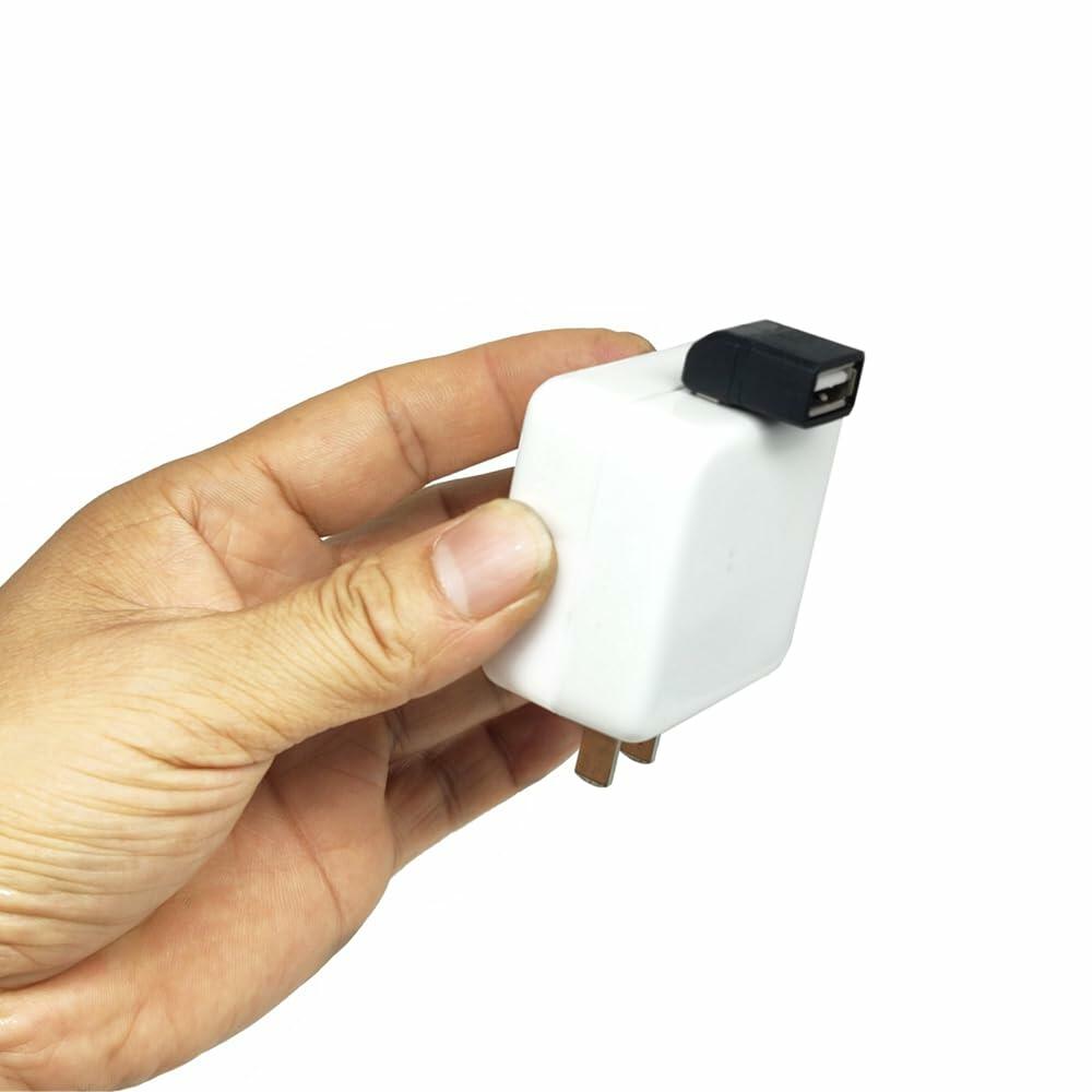 Generic USB 2.0 90 Degree Male to Female Adapter Connector 2 Pack Metallic