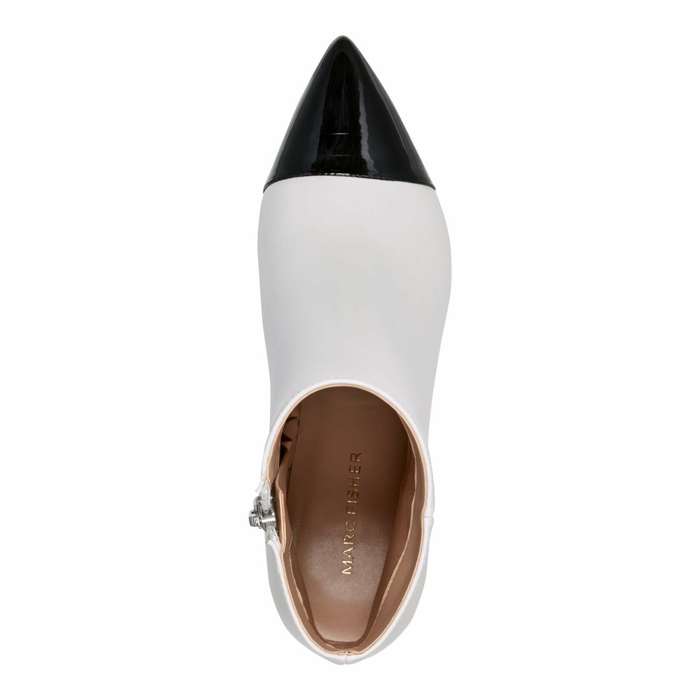 Marc Fisher Women's JELANIE Ankle Boot, Ivory/Black Multi 150, 5.5