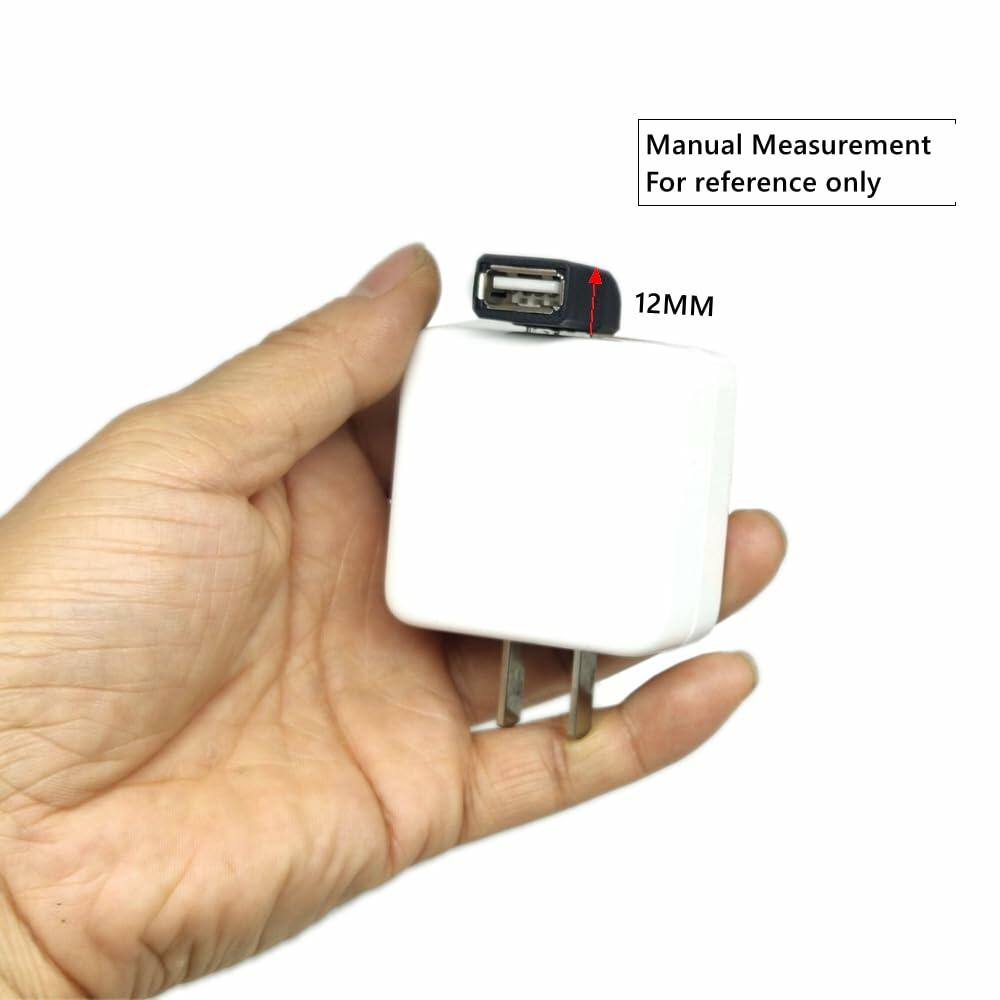 Generic USB 2.0 90 Degree Male to Female Adapter Connector 2 Pack Metallic