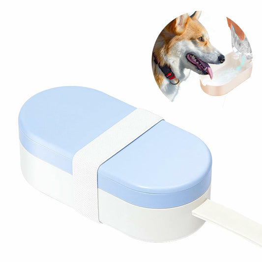 Maatouna Dog Water Bottle Foldable Leak-Proof Portable Outdoor Yellow