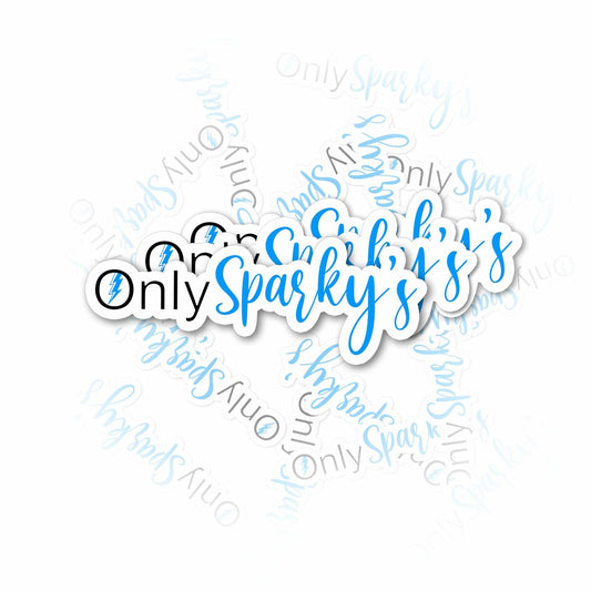 MAILAINK Sparky Electrician Hard Hat Vinyl Decals 3in 3pcs Multi