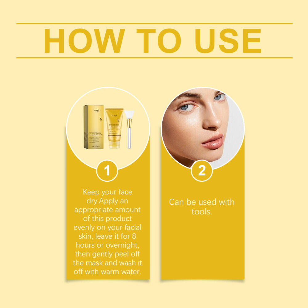 BestBy03/25 HOYGI Kojic Acid Turmeric Collagen Night Wrapping Mask 75ml