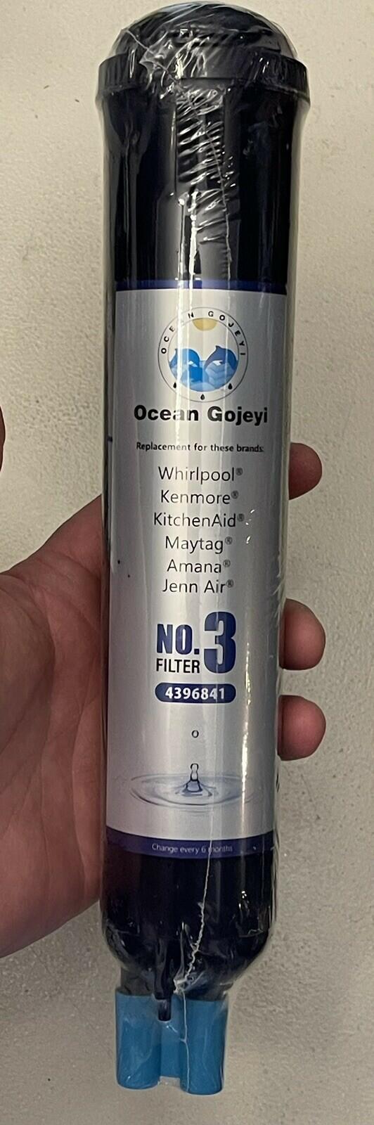 Ocean Gojeyi Refrigerator Water Filter No.3 4396841 White 300Gal Capacity