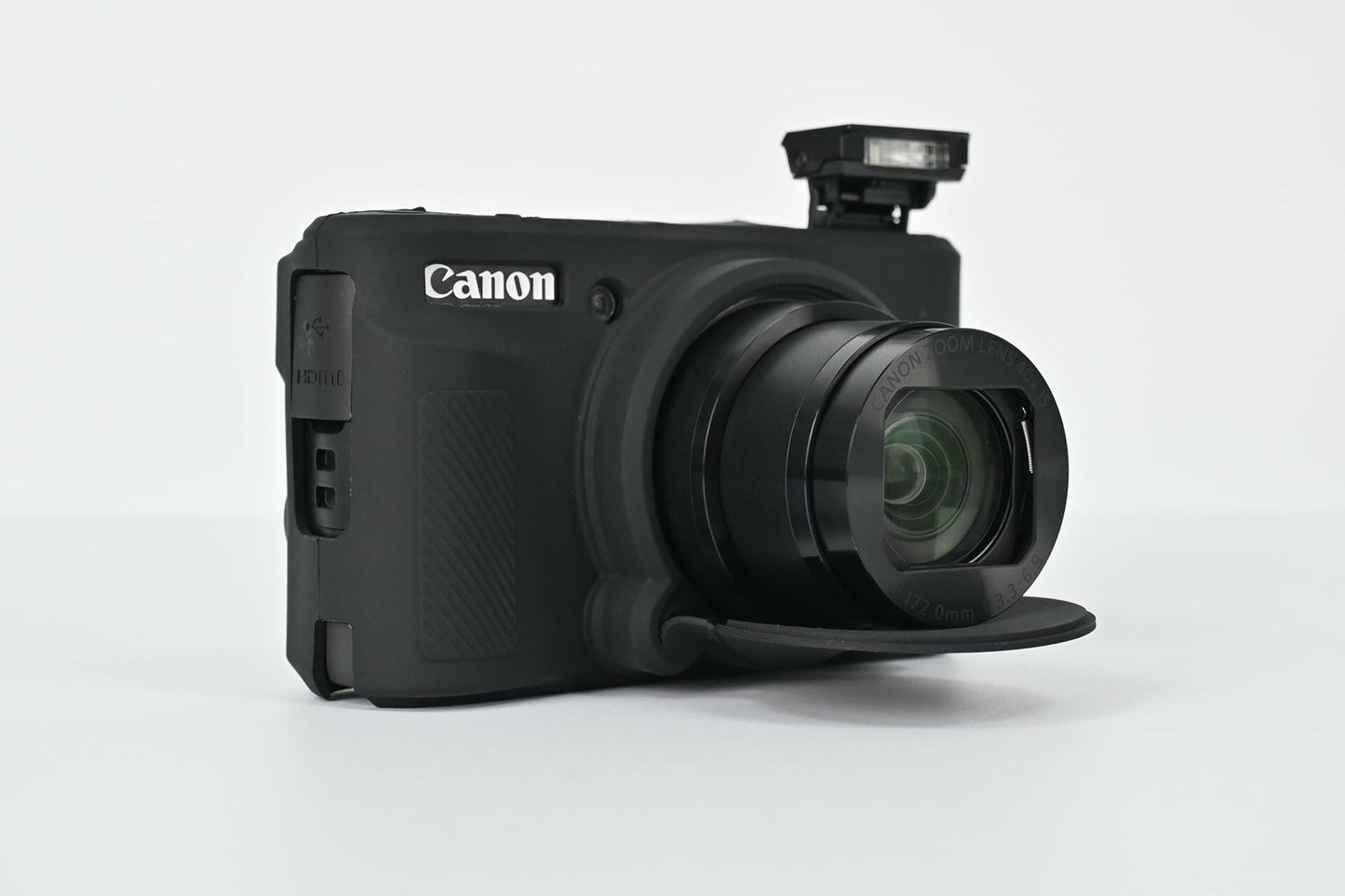 BMAOLLONGB Silicone Camera Case Cover for Canon PowerShot SX740 Black